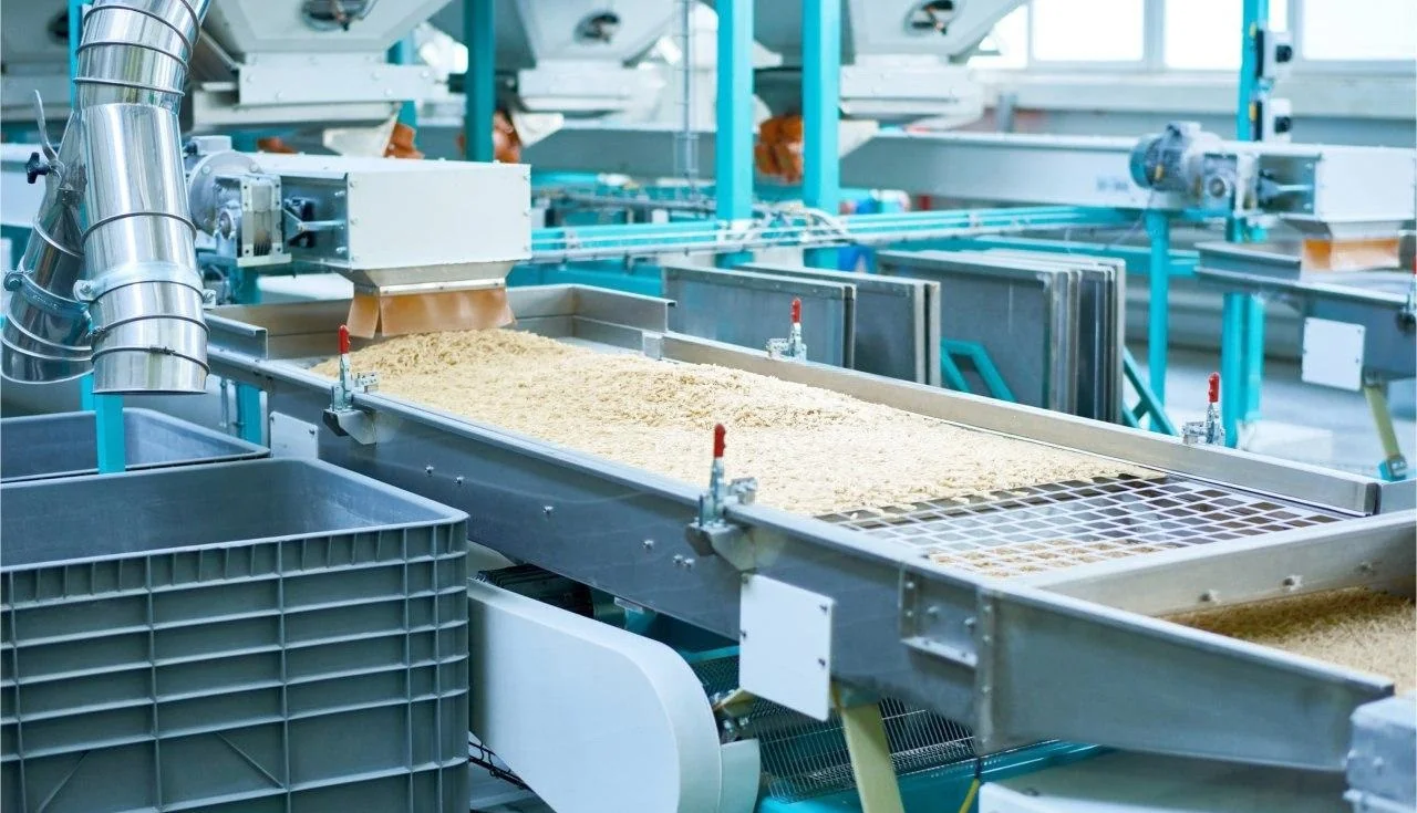 Modern grain cleaning machinery
