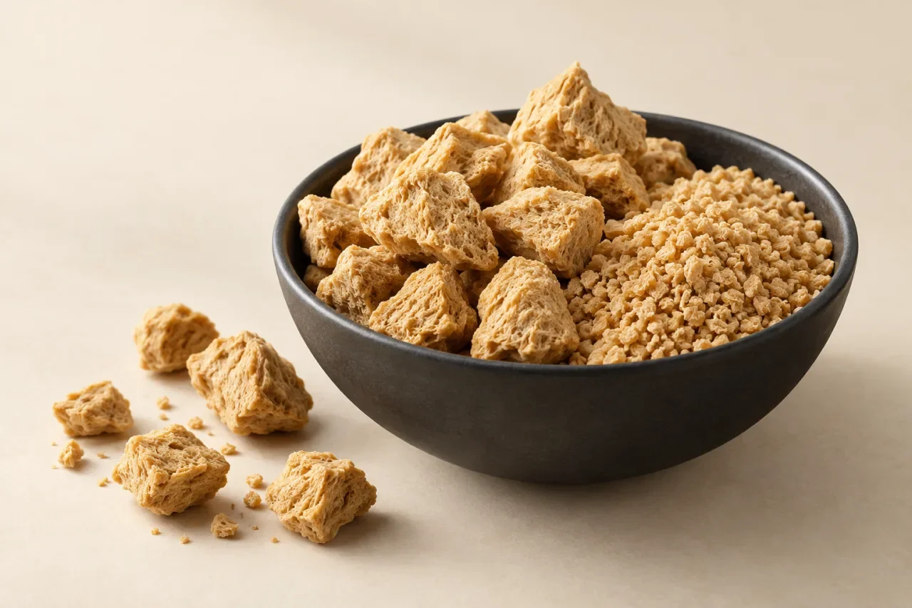 Natural textured vegetable protein